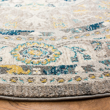 Safavieh Phoenix 100 6'-7" x 6'-7" Rug in Ivory / Grey