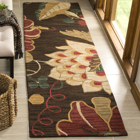 Safavieh Jardin 2'-3" x 8'-0" Rug in Brown / Multi