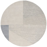 Safavieh Ebony 5'-0" x 5'-0" Rug in Beige / Grey