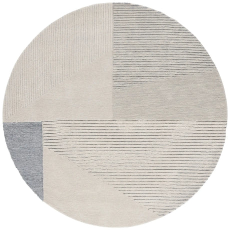 Safavieh Ebony 5'-0" x 5'-0" Rug in Beige / Grey