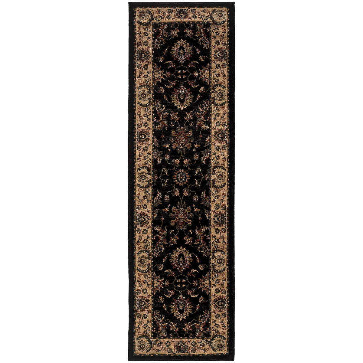 Oriental Weavers Sphinx Ariana 311k3 Black / Ivory Rugs - runner