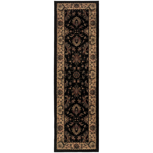 Oriental Weavers Sphinx Ariana 311k3 Black / Ivory Rugs - runner