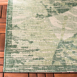 Safavieh Courtyard 4'-0" x 5'-7" Rug in Beige / Green