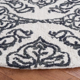Safavieh Blossom 6'-0" x 6'-0" Rug in Ivory / Black