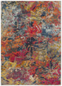 Safavieh Monaco 4'-0" x 5'-7" Rug in Blue / Orange