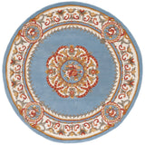 Safavieh Naples 6'-0" x 6'-0" Rug in Light Blue / Ivory
