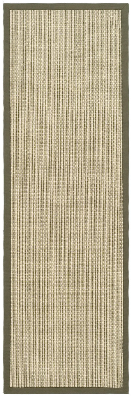 Safavieh Natural Fiber 2'-6" x 8'-0" Rug in Green / Green