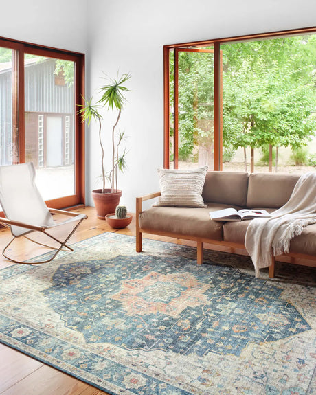 Loloi Skye Sky-12 Ocean/Multi Rugs - room scene 1