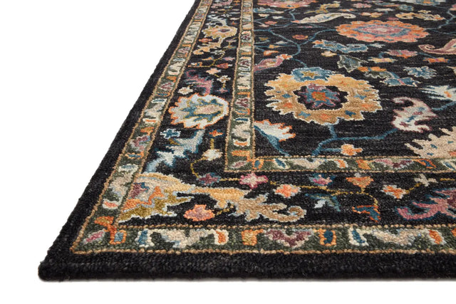 Loloi Padma Pma-01 Black/Multi Rugs - rug corner