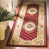 Safavieh Lyndhurst 2'-3" x 8'-0" Rug in Red / Ivory