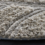 Safavieh South Beach Shag 6'-0" x 6'-0" Rug in Silver