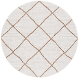 Safavieh Courtyard 6'-7" x 6'-7" Rug in Ivory / Brown