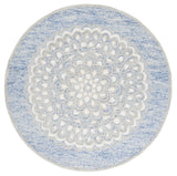 Safavieh Metro 6'-0" x 6'-0" Rug in Blue / Ivory