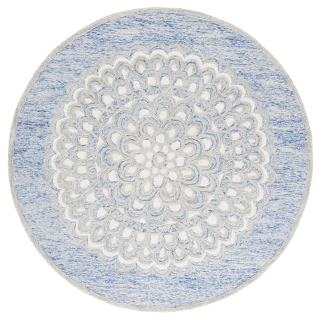 Safavieh Metro 6'-0" x 6'-0" Rug in Blue / Ivory