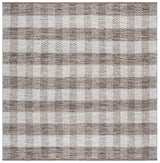 Safavieh Kilim 8'-0" x 8'-0" Rug in Light Grey / Brown