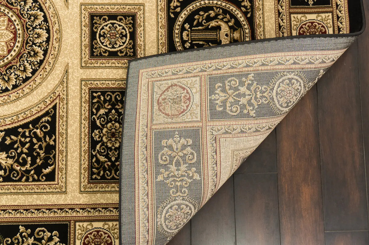 Dynamic Rugs Legacy 58021 Black Rugs - Corner