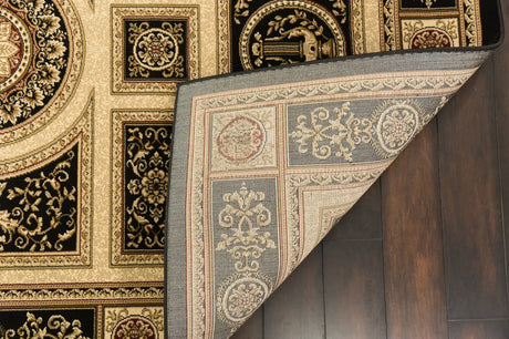 Dynamic Rugs Legacy 58021 Black Rugs - Corner