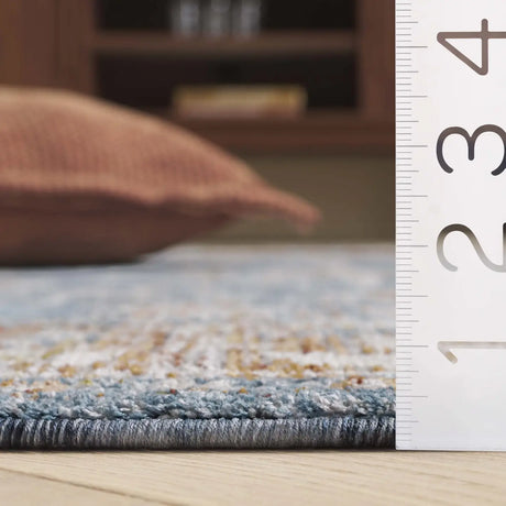 Safavieh Heirloom 700 4'-0" x 6'-0" Rug in Blue / Rust