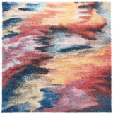 Safavieh Calista 6'-7" x 6'-7" Rug in Red / Blue