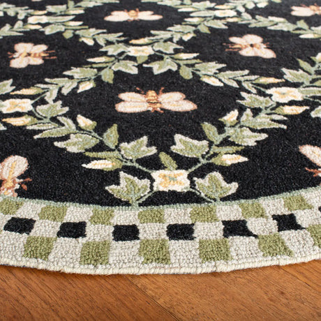 Safavieh Chelsea 5'-6" x 5'-6" Rug in Black