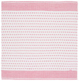 Safavieh Montauk 6'-0" x 6'-0" Rug in Red / Ivory