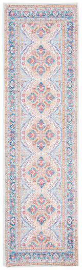 Safavieh Saffron 2'-3" x 8'-0" Rug in Rust / Blue