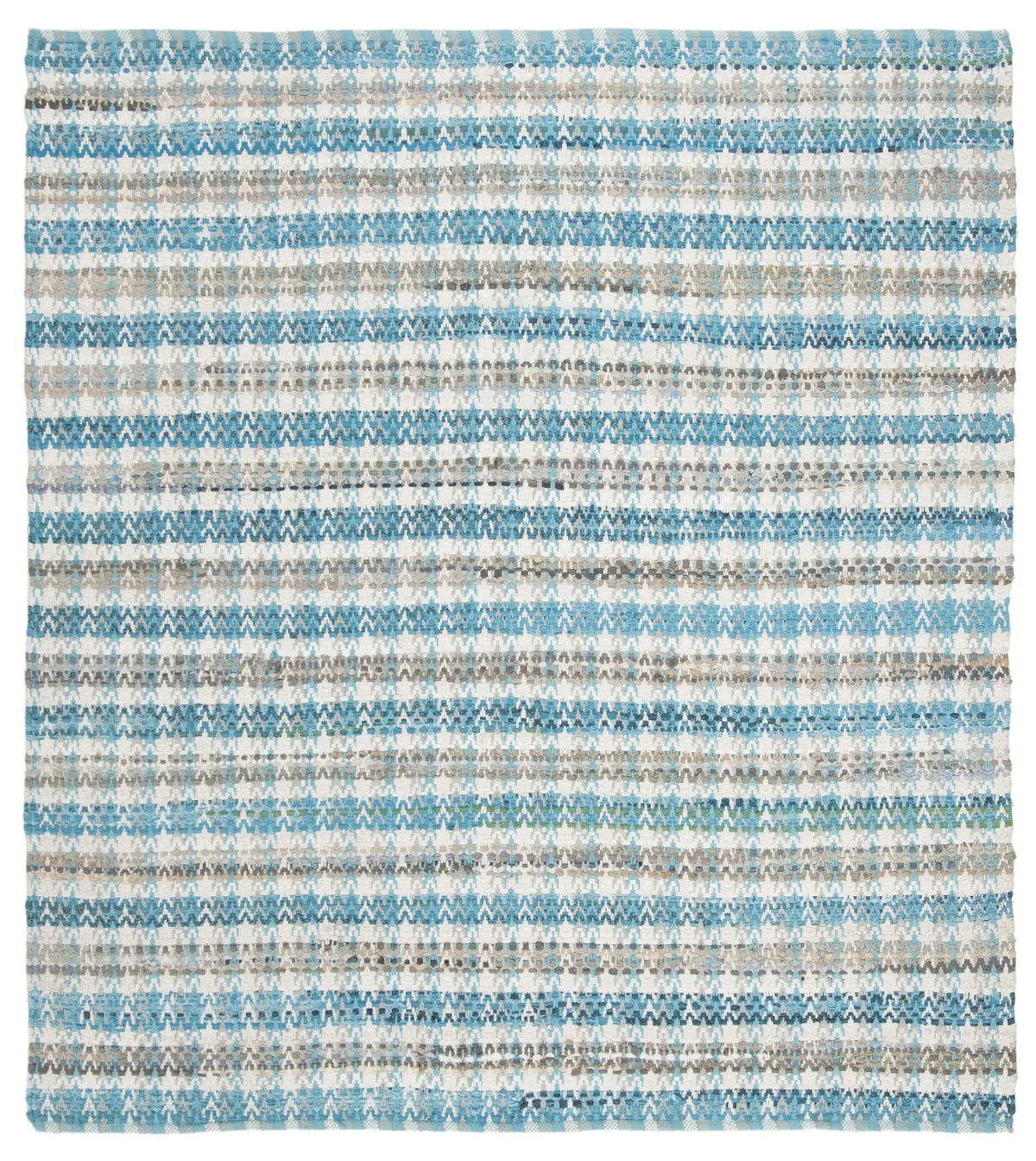 Safavieh Montauk 6'-0" x 6'-0" Rug in Aqua / Multi