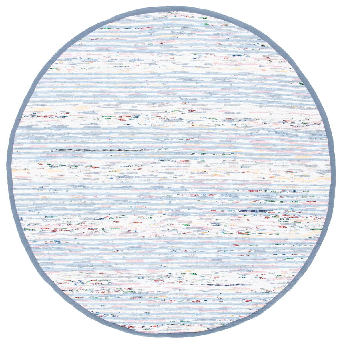 Safavieh Montauk 6'-0" x 6'-0" Rug in Blue / Ivory