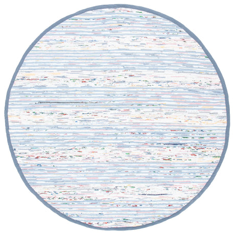 Safavieh Montauk 6'-0" x 6'-0" Rug in Blue / Ivory