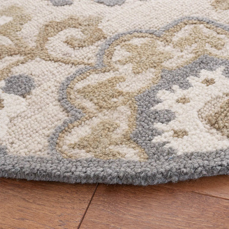 Safavieh Blossom 6'-0" x 6'-0" Rug in Grey / Beige