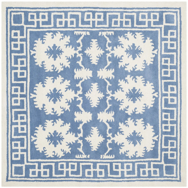 Safavieh Bella 5'-0" x 5'-0" Rug in Blue / Ivory