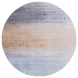 Safavieh Tacoma 6'-0" x 6'-0" Rug in Grey / Rust