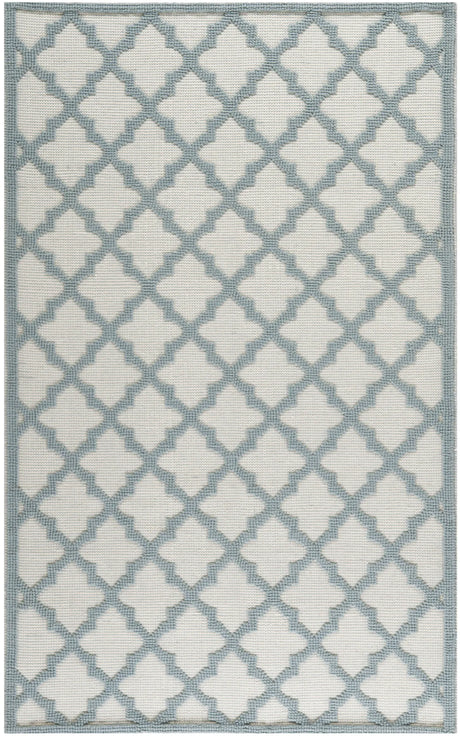 Safavieh Martha Stewart 5'-0" x 8'-0" Rug in Ivory / Light Blue