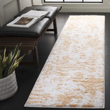 Safavieh Rumi Shag 2'-2" x 8'-0" Rug in Gold / Ivory