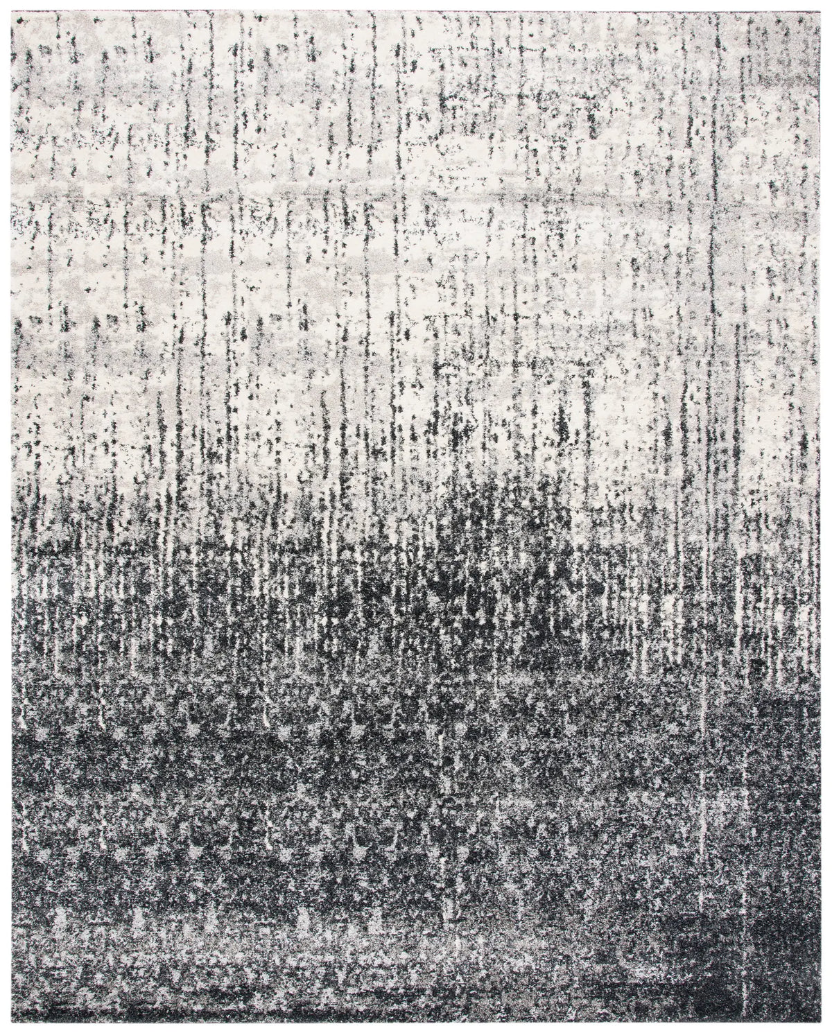 Safavieh Retro 10'-0" x 14'-0" Rug in Black / Light Grey
