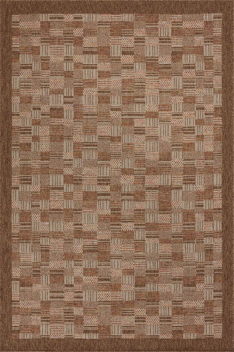 Loloi Merrick Mer-04 Chestnut/Fiesta Rug - main flat