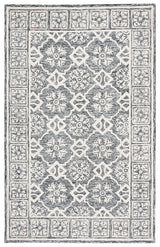 Safavieh Metro 4'-0" x 6'-0" Rug in Black / Ivory