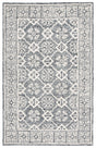 Safavieh Metro 4'-0" x 6'-0" Rug in Black / Ivory