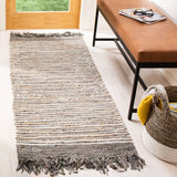 Safavieh Vintage Leather 2'-3" x 6'-0" Rug in Grey / Multi