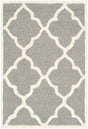 Safavieh Cambridge 2'-0" x 3'-0" Rug in Dark Grey / Ivory