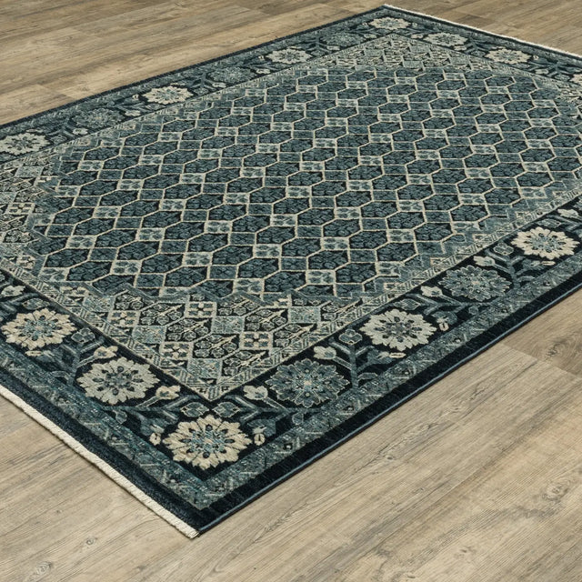 Oriental Weavers Sphinx Capella CAP03 Ivory Rugs - angle detail