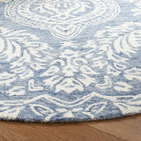 Safavieh Micro-Loop 5'-0" x 5'-0" Rug in Blue / Ivory