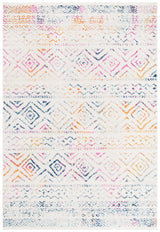 Safavieh Tulum 4'-0" x 6'-0" Rug in Ivory / Fuchsia