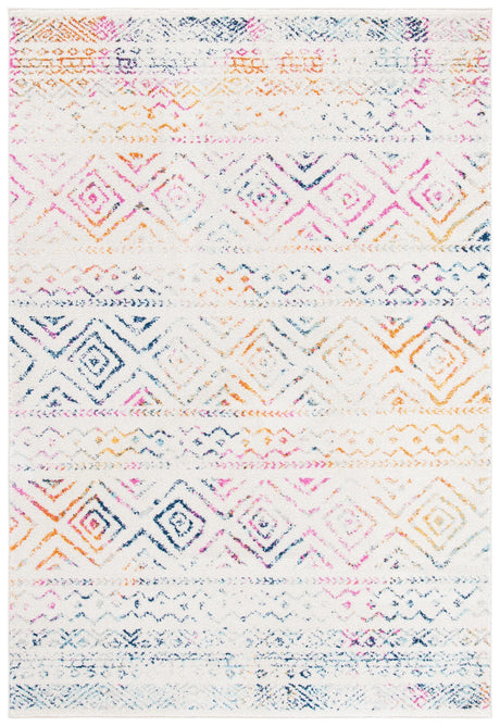 Safavieh Tulum 4'-0" x 6'-0" Rug in Ivory / Fuchsia
