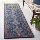 Safavieh Heritage 2'-3" x 10'-0" Rug in Blue / Multi