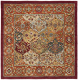 Safavieh Heritage 6'-0" x 6'-0" Rug in Multi / Red
