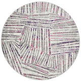 Safavieh Skyler 6'-7" x 6'-7" Rug in Grey / Pink