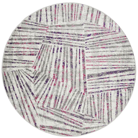 Safavieh Skyler 6'-7" x 6'-7" Rug in Grey / Pink