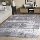 Safavieh Whisper 4'-0" x 6'-0" Rug in Grey / Dark Grey