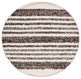 Safavieh Natura 6'-0" x 6'-0" Rug in Black / Ivory